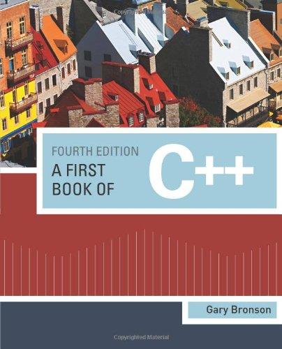 A First Book Of C 4Th Edition