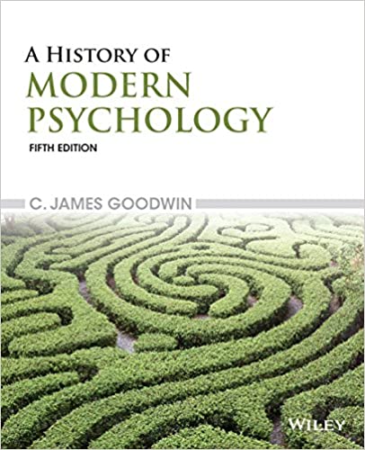 A History of Modern Psychology
