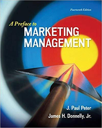 A Preface to Marketing Management 14th Edition by J. Paul Peter