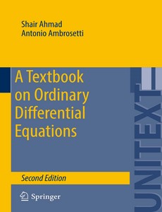 A Textbook on Ordinary Differential Equations 2nd Edition by Shair Ahmad