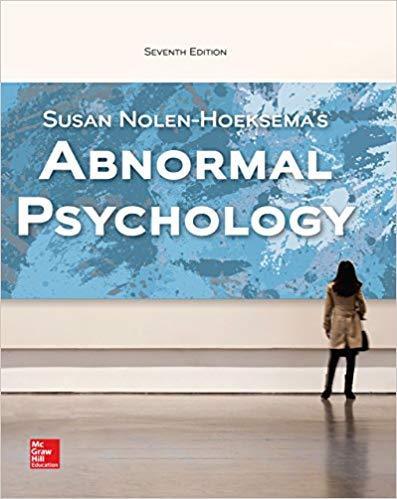 Abnormal Psychology 7th Edition by Susan Nolen-Hoeksema