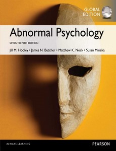Abnormal Psychology Global Edition 17th by James N. Butcher