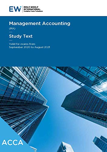 ACCA Management Accounting (MA) - Study Text - 2020-21