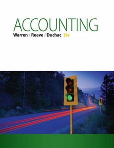 Accounting 26th Edition by Carl S. Warren