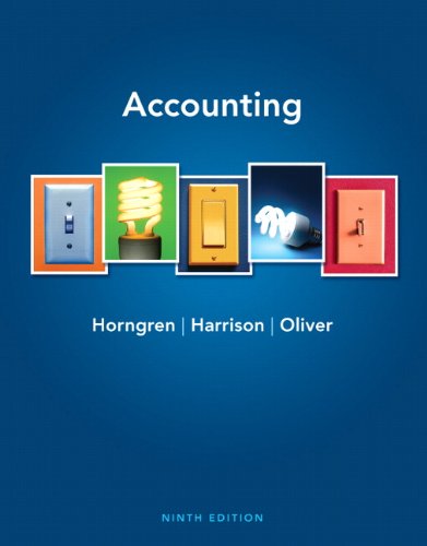 Accounting, 9th edition