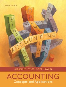 Accounting Concepts and Applications 10th by Albrecht Stice