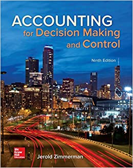 Accounting for Decision Making and Control