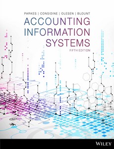 Accounting Information Systems 5th Ausistilian Edition by Alison Parkes, Brett Considine, Karin Oleson, Yvette Blount