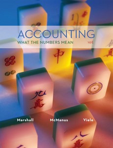 Accounting What the Numbers Mean 10th Edition by MARSHALL