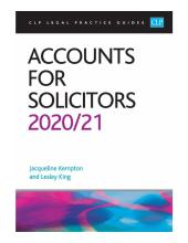 Accounts for Solicitors 2020/2021 : Legal Practice Course Guides (LPC)