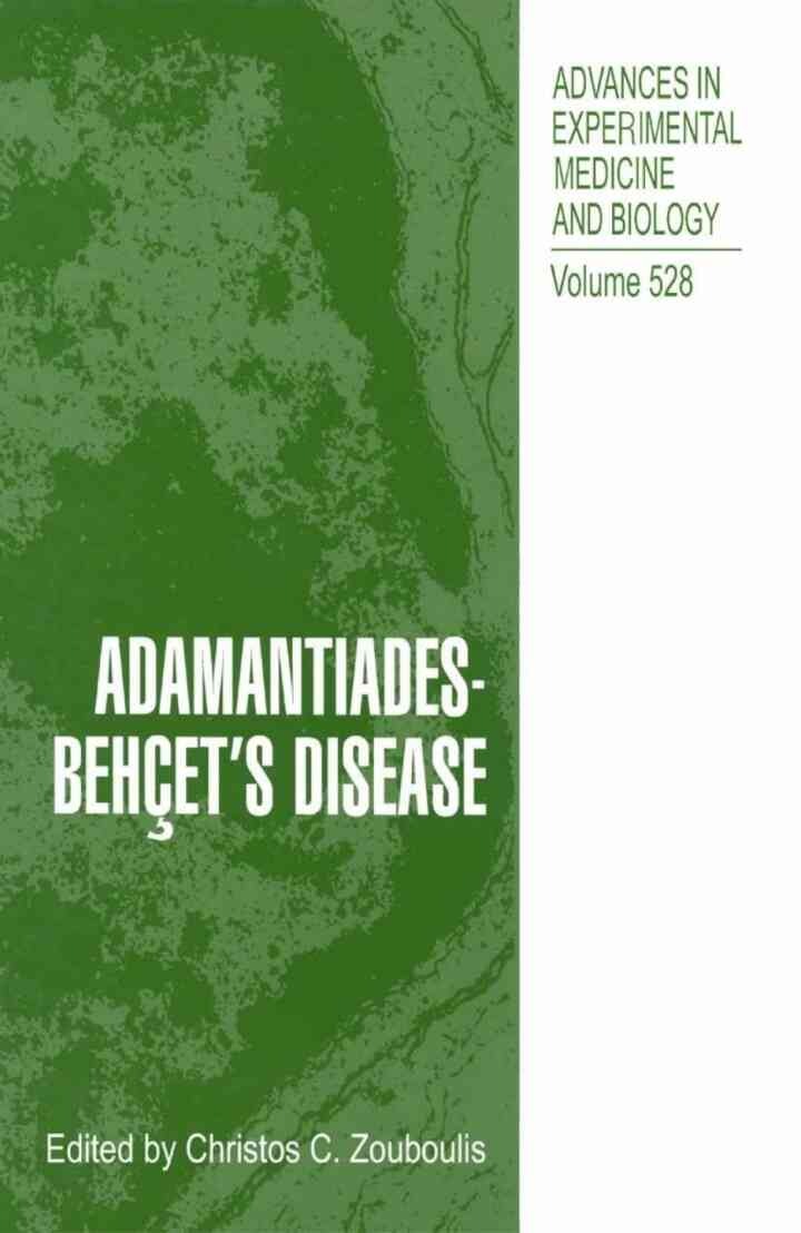 Adamantiades-Behçet's Disease, 1st Edition