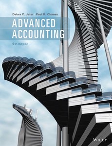 Advanced Accounting 6th Edition by Debra C. Jeter