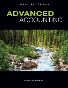 Advanced Accounting Canadian Edition by Gail Fayerman