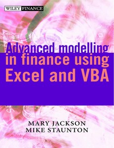 Advanced modelling in finance using Excel and VBA  by Mary Jackson