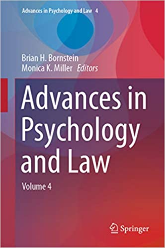 Advances in Psychology and Law: Volume 4 ?