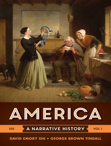 America A Narrative History 10th Volume 1 by David Emory Shi