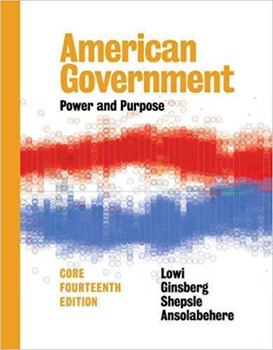 American Government: Power and Purpose 14th Core Edition by Stephen Ansolabehere