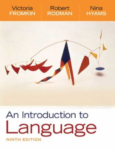 An Introduction to Language 9th Edition by Victoria Fromkin