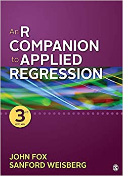 An R Companion to Applied Regression