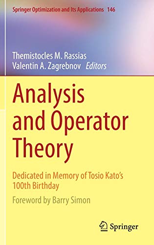 Analysis and Operator Theory