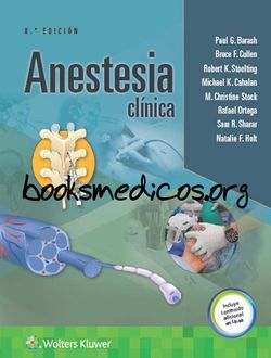 Anestesia cl�nica, 8.�