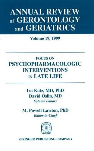 Annual Review of Gerontology and Geriatrics, Volume 19, 1999