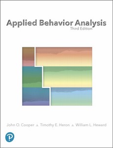 Applied Behavior Analysis 3rd Edition by John O. Cooper