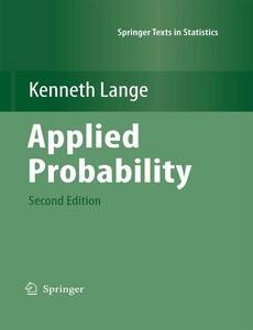 Applied Probability 2nd Edition by Kenneth Lange