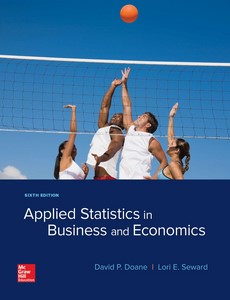 Applied Statistics in Business and Economics 6th Edition by David Doane
