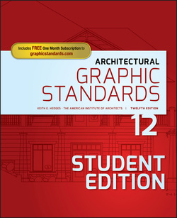 Architectural Graphic Standards, 12th Edition (Student Edition)