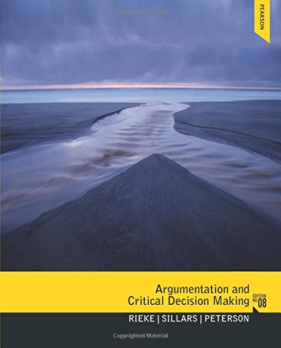 Argumentation and Critical Decision Making