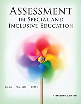 Assessment in Special and Inclusive Education