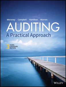Auditing A Practical Approach 3rd Canadian Edition by Robyn Moroney