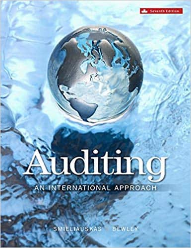 Auditing: An International Approach (7th Edition) ? Canadian