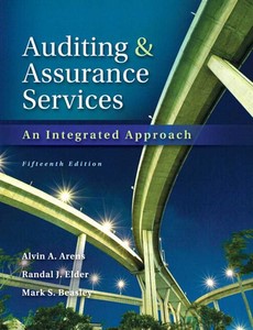 Auditing and Assurance Services An Integrated approach 15th by Alvin A. Arens