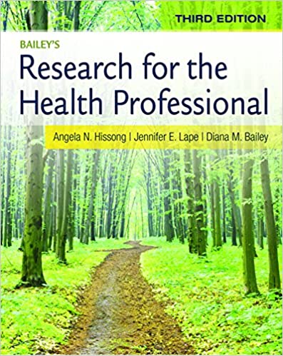 Bailey's Research for the Health Professional