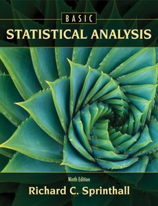 Basic Statistical Analysis 9th Edition by Richard C. Sprinthall