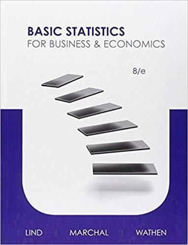 Basic Statistics for Business and Economics 8th Edition by Douglas A. Lind