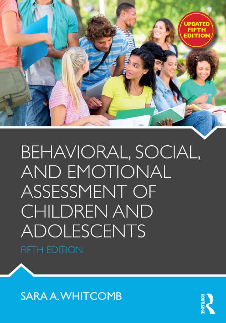 Behavioral, Social, and Emotional Assessment of Children and Adolescents, 5th Edition