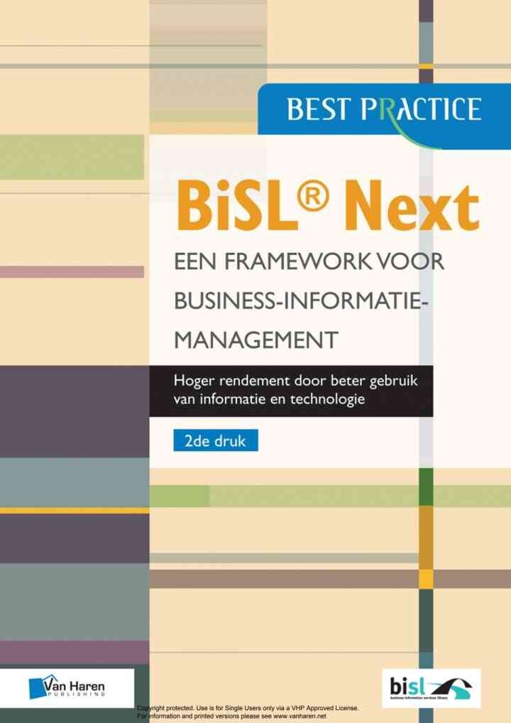 BiSL® Next – Een framework voor Business-informatiemanagement 2de druk, 1st Edition