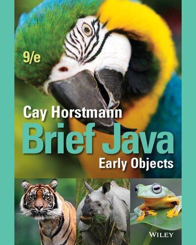Brief Java Early Objects 9Th Edition