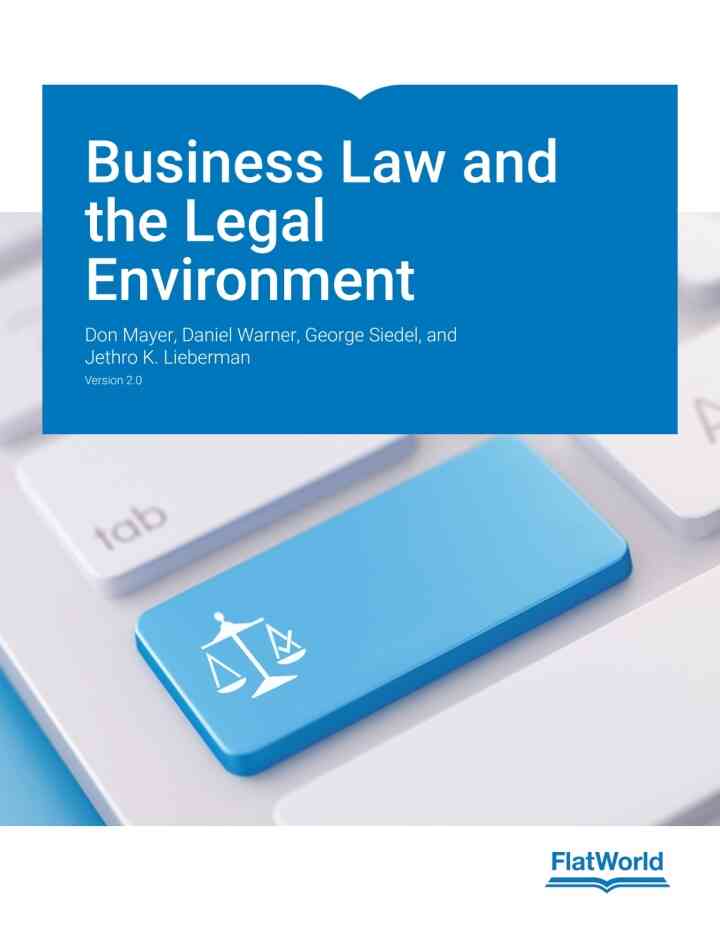 Business Law and the Legal Environment v2.0