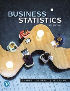 Business Statistics 4th Edition by Norean D. Sharpe