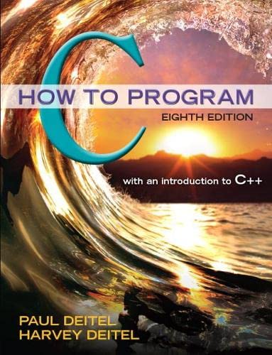 C How to Program (8th Edition)