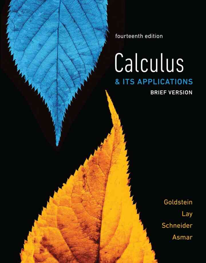 Calculus & Its Applications, Brief Version, 14th Edition