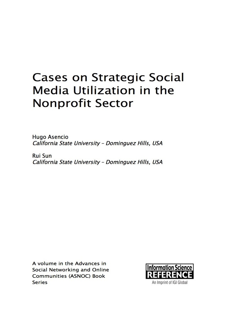 Cases on Strategic Social Media Utilization in the Nonprofit Sector