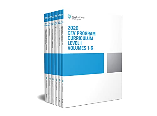 CFA Program Curriculum 2020 Level I Volumes 1-6