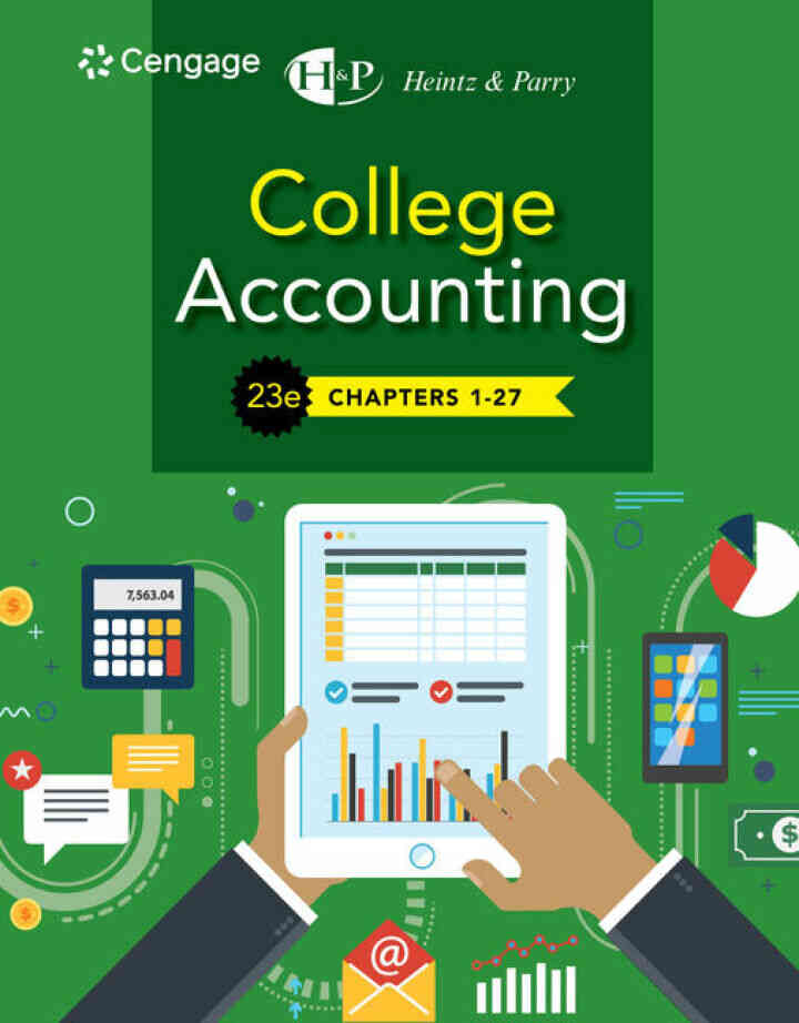 College Accounting, Chapters 1-27, 23rd Edition