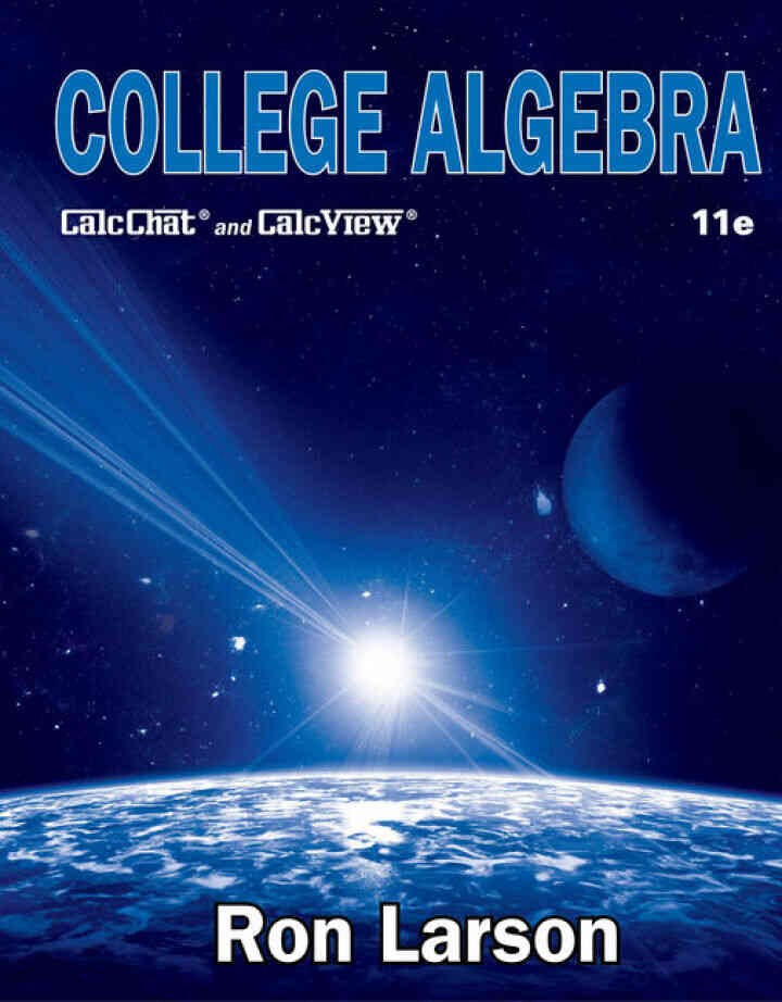 College Algebra 11th Edition