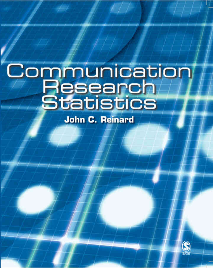 Communication Research Statistics, 1st Edition